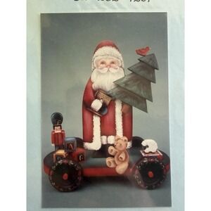 Tole Painting Pattern Packet:  by Rosemary West ~ SANTA PULL TOY